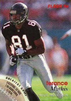 Terance Mathis Atlanta Falcons 1996 Fleer NFL #8